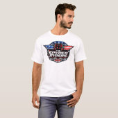 アメリカ スパイダー ライダース - RWB Tシャツ (正面フル)