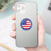 アメリカ セミクインセンテニアル 1776-2026 アメリカ国旗 250周年 シール (スマートフォン)