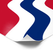 アメリカ・セントルイス国旗を掲げた愛国的な壁のポスター ポスター (コーナー)