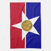 アメリカ・ダラス国旗のキッチンタオル キッチンタオル (縦)