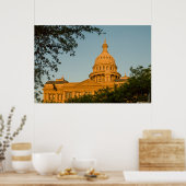 アメリカ、テキサス州、オースティン。キャピトル建物(1888) ポスター (キッチン)