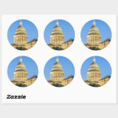 アメリカ、テキサス州、オースティン。キャピトル建物(1888) 3 ラウンドシール (シート)