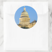 アメリカ、テキサス州、オースティン。キャピトル建物(1888) 3 ラウンドシール (バッグ)