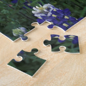 アメリカ、テキサス州・ヒル・カントリー。Bluebonnetsおよび ジグソーパズル (側面)