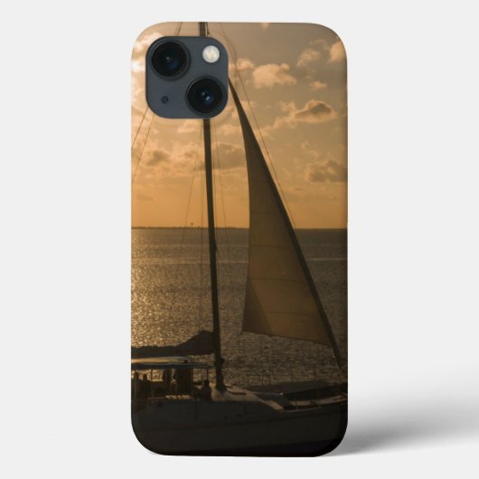 アメリカ、テキサス州、南パドレ島。帆船 Case-Mate iPhoneケース (裏面)