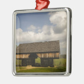 アメリカ、テネシー素晴らし州、スモークマウンテンNP。 メタルオーナメント (左)