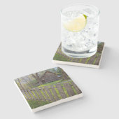 アメリカ、テネシー、キャビンインケードズコーブ ストーンコースター (横)