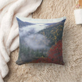 アメリカ、テネシー、スモ素晴らしーキー山脈 クッション (ブランケット)