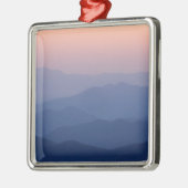 アメリカ、テネシー、スモ素晴らしーキー山脈 メタルオーナメント (左)