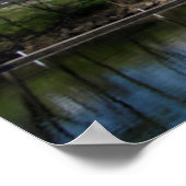 アメリカ、テネシー、ナッシュビル。カンバーランド川 ポスター (角)