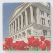 アメリカ、テネシー、ナッシュビル。テネシー州の歴史 ストーンコースター (正面)