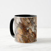 アメリカ、テネシー、木の上の樹皮を閉じる マグカップ (正面左)