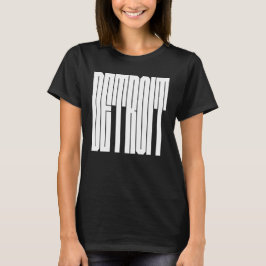 アメリカ デトロイトの市章ロゴ Tシャツ