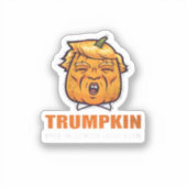 アメリカ・トランプキンが再びハロウィン素晴らしの衣装Clを作る シール (正面)