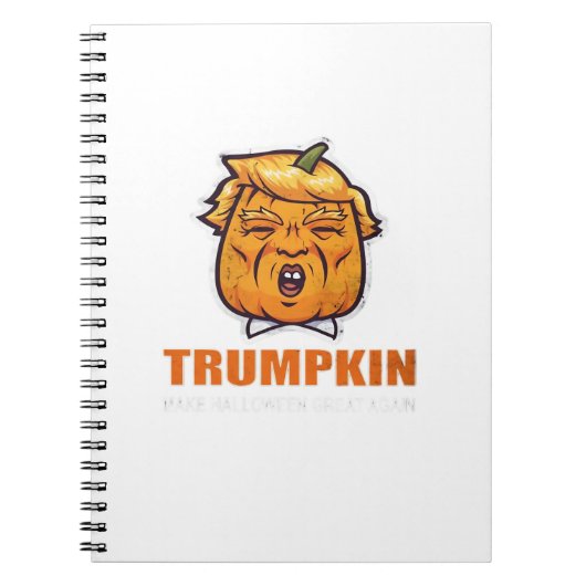 アメリカ・トランプキンが再びハロウィン素晴らしの衣装Clを作る ノートブック (正面)