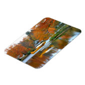 アメリカ、ニューイングランド、ニューハンプシャー。フロート飛行機 マグネット (左側)