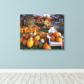 アメリカ、ニューイングランド、メイン、ウェルズ。秋の展示 キャンバスプリント (インサイチュ (ウッドフロア))