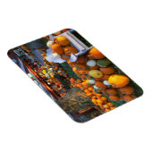 アメリカ、ニューイングランド、メイン、ウェルズ。秋の展示 マグネット (右側)