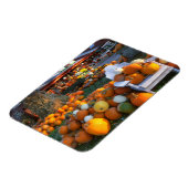 アメリカ、ニューイングランド、メイン、ウェルズ。秋の展示 マグネット (左側)