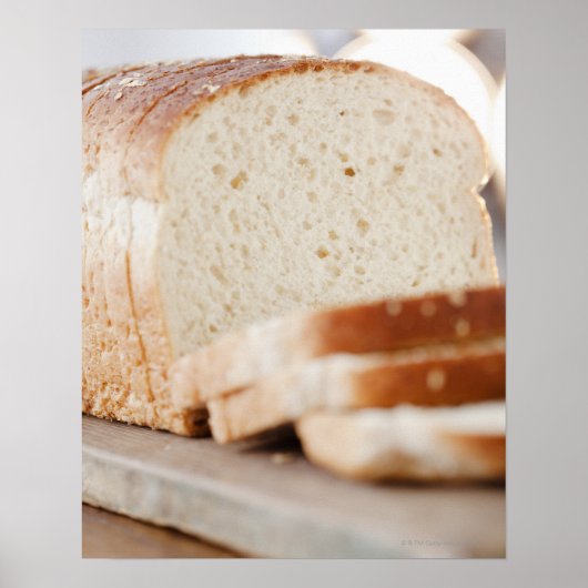 アメリカ、ニュージャージー、ジャージーシティ、スライスされたパン ポスター (正面)