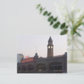 アメリカ、ニュージャージー、ホボケン、旧鉄道駅 ポストカード (スタンド正面)