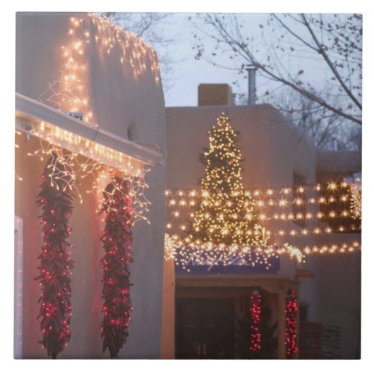 アメリカ、ニューメキシコ、サンタフェ：キャニオン・ロード・ギャラリー タイル (正面)