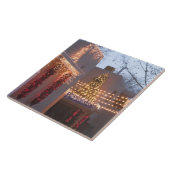 アメリカ、ニューメキシコ、サンタフェ：キャニオン・ロード・ギャラリー タイル (側面)