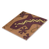 アメリカ、ニューメキシコ、サンタフェ。クローズアップ部分 タイル (側面)