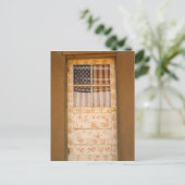 アメリカ，ニューメキシコ，タオス：タオスインディアンプエブロ ポストカード (スタンド正面)