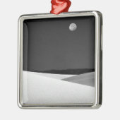 アメリカ、ニューメキシコ、ホワイトサンズ国立記念物。 メタルオーナメント (左)