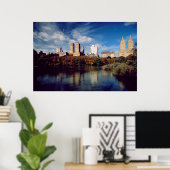 アメリカ,ニューヨーク市,セントラルパーク,湖 ポスター (ホームオフィス)