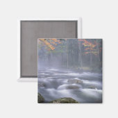 アメリカ、ニューヨーク、アディロナックス、ビッグムース川 マグネット (正面/裏面)