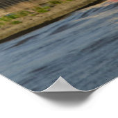 アメリカ、ニューヨーク、キングストン、ハドソン川。ロンドー ポスター (角)