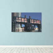 アメリカ，ニューヨーク，ニューヨーク，クイーンズ：ロング キャンバスプリント (インサイチュ (ウッドフロア))