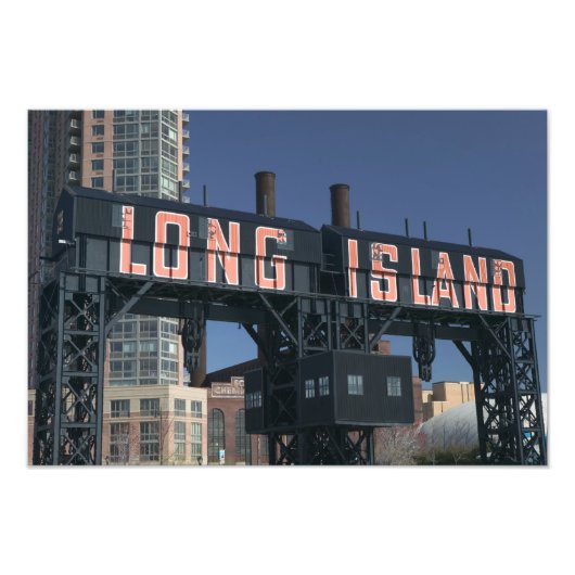 アメリカ，ニューヨーク，ニューヨーク，クイーンズ：ロング フォトプリント            (正面)