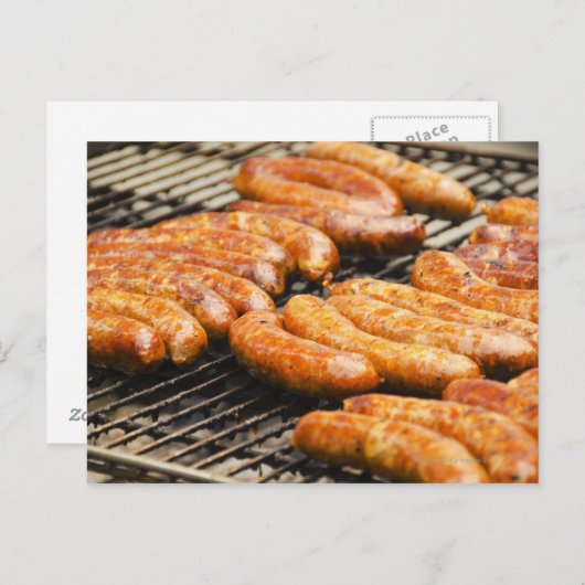 アメリカ、ニューヨーク、ニューヨーク、ソーセージ ポストカード (正面/裏面)