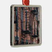 アメリカ、ニューヨーク、ニューヨーク、ブルックリン:コブル メタルオーナメント (右)