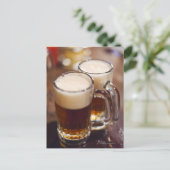 アメリカ，ニューヨーク，ニューヨーク，2人のビールをバー ポストカード (スタンド正面)