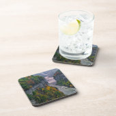 アメリカ、ニューヨーク、レッチワース州パーク。川と コースター (右側)