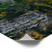 アメリカ、ニューヨーク、レッチワース州パーク。川と ポスター (角)