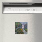 アメリカ、ニューヨーク、レッチワース州パーク。川と マグネット (インサイチュ (食洗機))