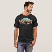 アメリカ ネバダ州 - ビンテージ マウンテン ネイチャー Tシャツ (正面フル)
