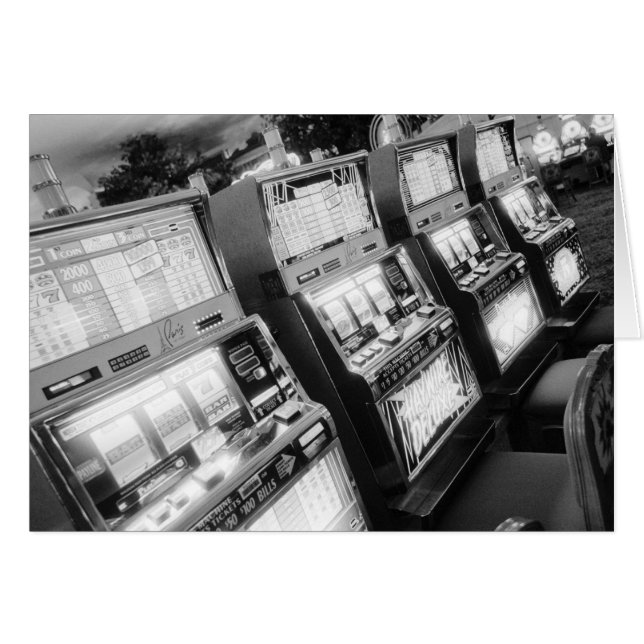 アメリカ ネバダ州 ラスベガス カジノのスロットマシン / (正面横)
