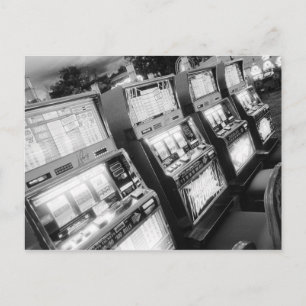 アメリカ ネバダ州 ラスベガス カジノのスロットマシン / ポストカード