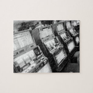 アメリカ, ネバダ州, ラスベガス: カジノスロットマシン/ ジグソーパズル
