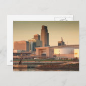 アメリカ、ネブラスカ、オマハ、スカイライン ポストカード (正面/裏面)