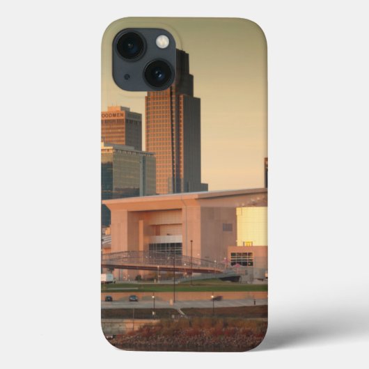 アメリカ、ネブラスカ、オマハ、スカイライン Case-Mate iPhoneケース (裏面)
