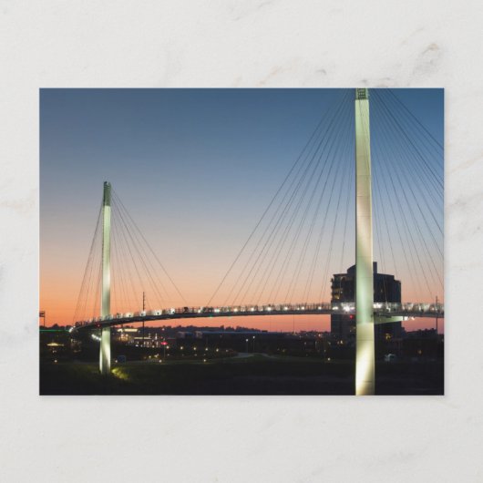 アメリカ、ネブラスカ、オマハ、ボブ・ケリー歩行者 ポストカード (正面)