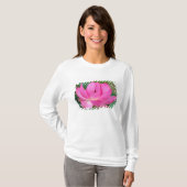 アメリカ; ノースカロライナ州; 蓮の花 Tシャツ (正面フル)