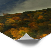 アメリカ、ノースカロライナ、素晴らしスモーク山脈。 ポスター (角)